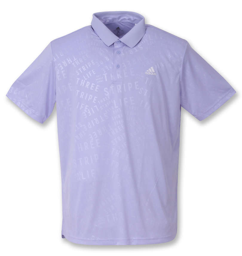 大きいサイズ メンズ adidas golf (アディダスゴルフ) エンボスパターン半袖シャツ+ハイネック長袖Tシャツ 半袖シャツ