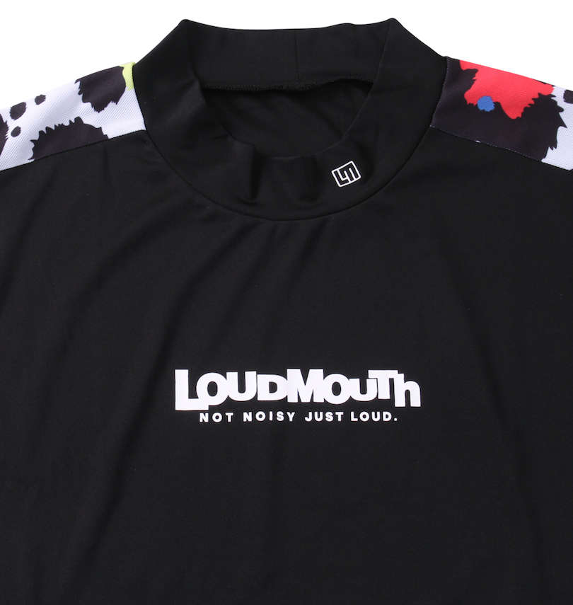 大きいサイズ メンズ LOUDMOUTH (ラウドマウス) モックネック半袖シャツ 
