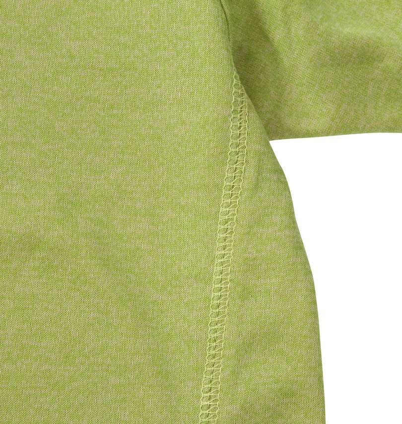 大きいサイズ メンズ LOTTO (ロット) 杢DRYメッシュ半袖Tシャツ サイド