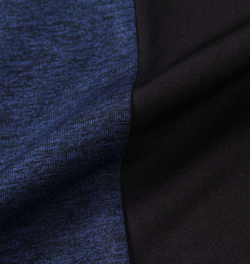 大きいサイズ メンズ VOLCANIC (ヴォルケニック) カチオン天竺切替半袖Tシャツ+ハーフパンツ 生地拡大