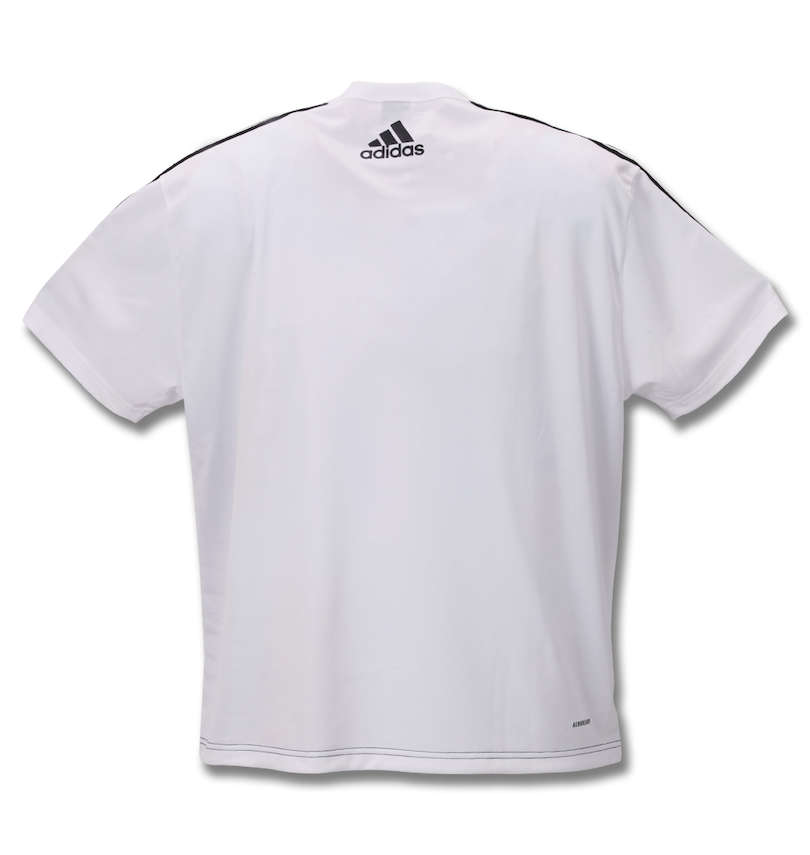 大きいサイズ メンズ adidas (アディダス) 切替半袖Tシャツ バックスタイル