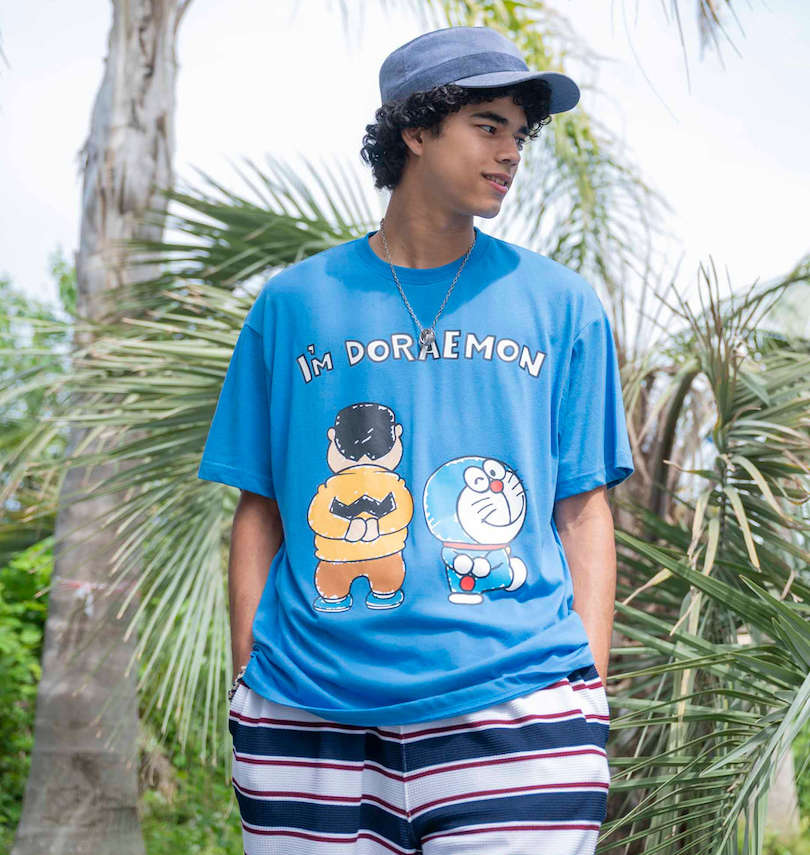 大きいサイズ メンズ I'm Doraemon (アイムドラエモン) 半袖Tシャツ 