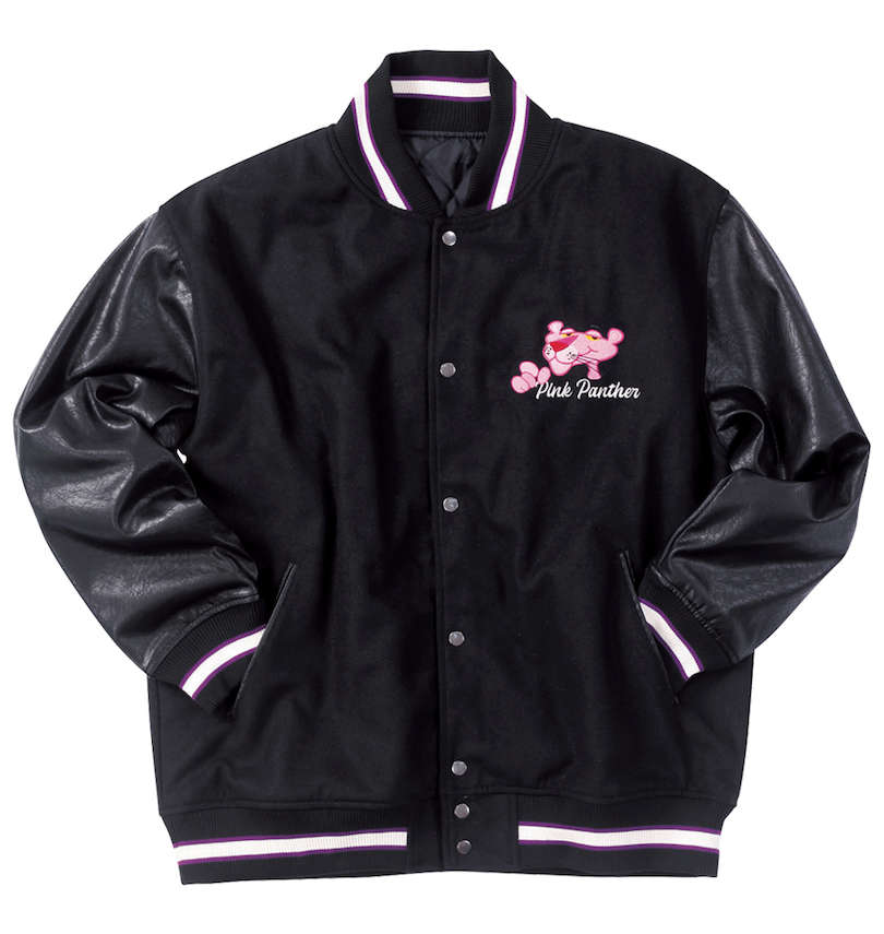 大きいサイズ メンズ PINK PANTHER×FLAGSTAFF (フラッグスタッフ) ピンクパンサースタジャン
フロントスタイル