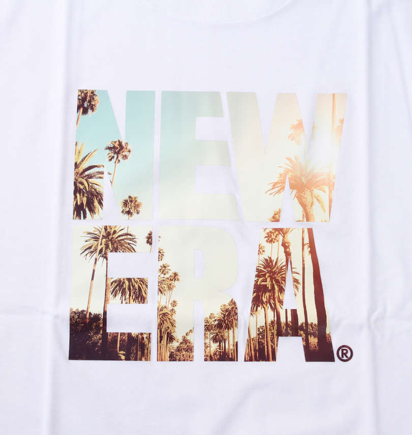 大きいサイズ メンズ NEW ERA (ニューエラ) Landscape半袖Tシャツ