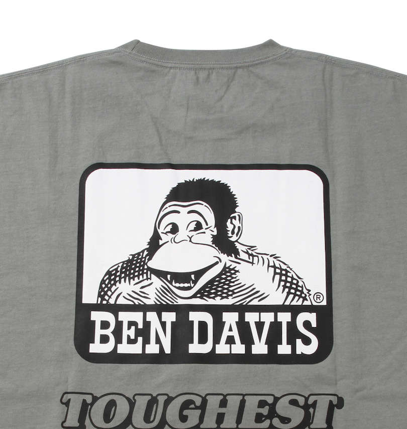 大きいサイズ メンズ BEN DAVIS (ベン デイビス) アイコンプリント半袖Tシャツ バックプリント
