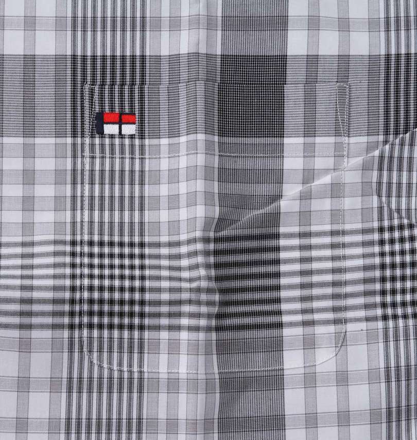 大きいサイズ メンズ H by FIGER (エイチバイフィガー) マルチチェックB.D半袖シャツ 胸ポケット