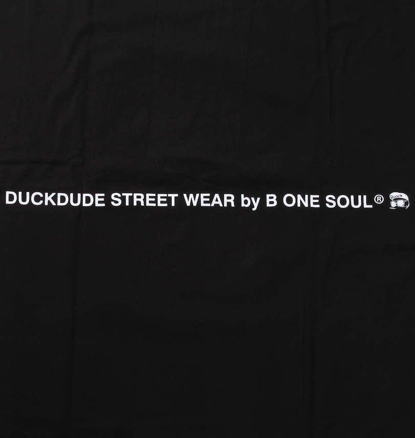 大きいサイズ メンズ b-one-soul (ビーワンソウル) DUCK DUDEスプラッシュ半袖Tシャツ バックプリント