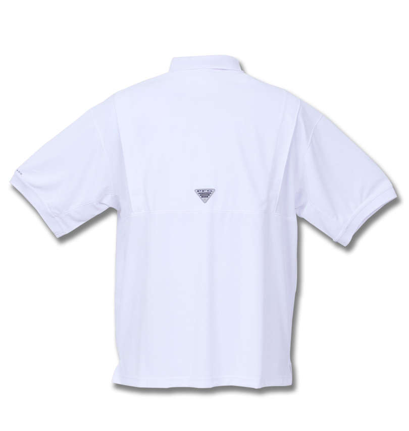 大きいサイズ メンズ Columbia (コロンビア) パーフェクトキャスト半袖ポロシャツ バックスタイル
