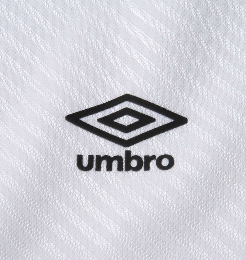 大きいサイズ メンズ UMBRO (アンブロ) URAシャドーツイル長袖プラクティスTシャツ 右胸プリント