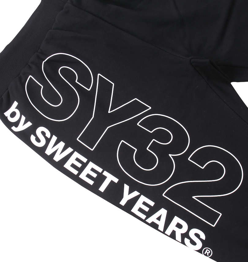 大きいサイズ メンズ SY32 by SWEET YEARS (エスワイサーティトゥバイスィートイヤーズ) ビッグロゴスウェットパンツ バックプリント