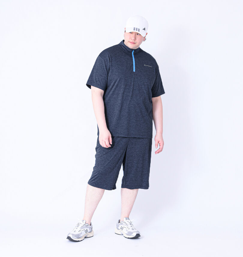 大きいサイズ メンズ Phiten (ファイテン) DRYカチオン天竺ハーフパンツ
                        コーディネートイメージ