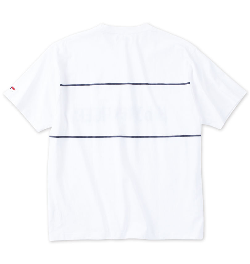 大きいサイズ メンズ H by FIGER (エイチバイフィガー) 天竺半袖Tシャツ バックスタイル