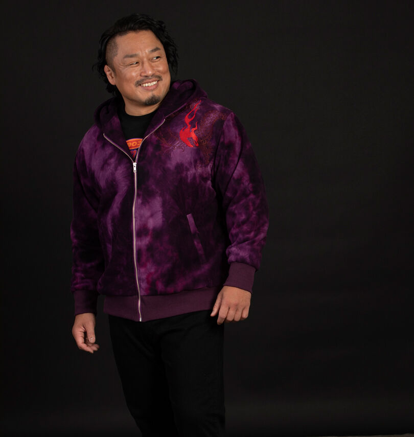 大きいサイズ メンズ 絡繰魂 (カラクリタマシイ) フルジップパーカー
                        