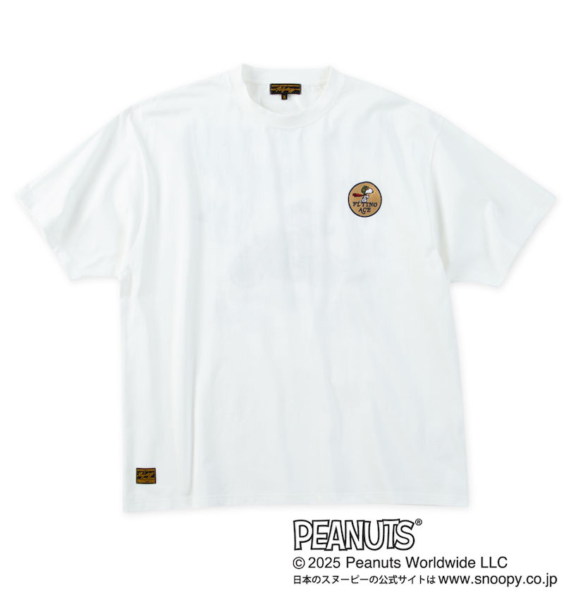 大きいサイズ メンズ FLAGSTAFF×PEANUTS (フラッグスタッフ) スヌーピーコラボ半袖Tシャツ
                        