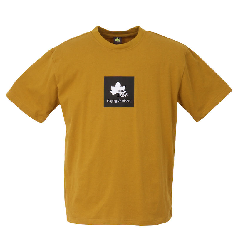 大きいサイズ メンズ LOGOS Park (ロゴスパーク) リサイクル天竺ボックスプリント半袖Tシャツ