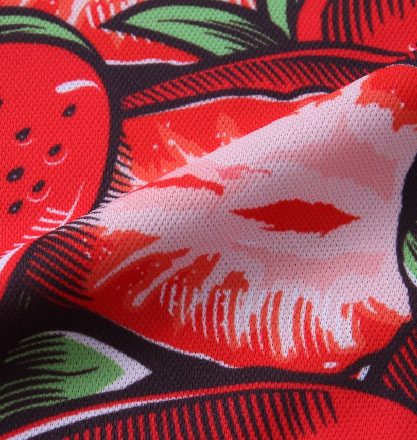 大きいサイズ メンズ LOUDMOUTH (ラウドマウス) 鹿の子柄半袖シャツ
                        生地拡大