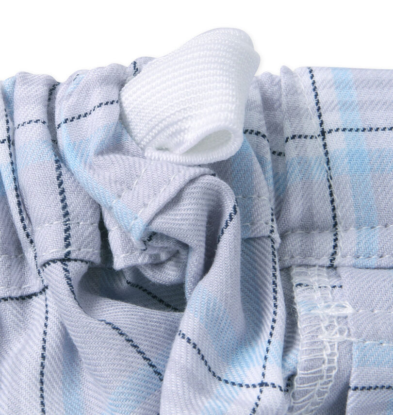 大きいサイズ メンズ marie claire homme (マリクレールオム) ツイルチェック長袖パジャマ
                        ウエストシャーリング