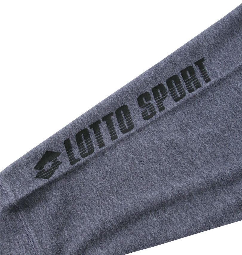 大きいサイズ メンズ LOTTO (ロット) ハーフジップ杢マイクロフリース
左袖プリント