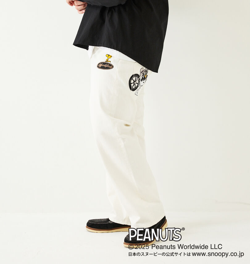 大きいサイズ メンズ FLAGSTAFF×PEANUTS (フラッグスタッフ) スヌーピーコラボデニムパンツ
                        