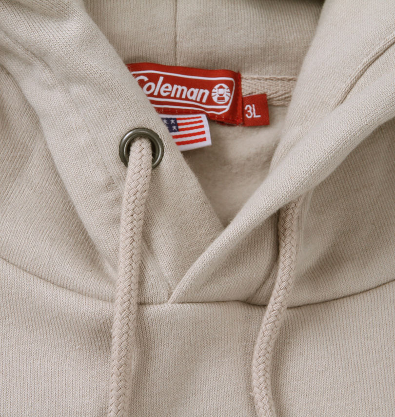 大きいサイズ メンズ Coleman (コールマン) 裏起毛プルパーカー
                        
