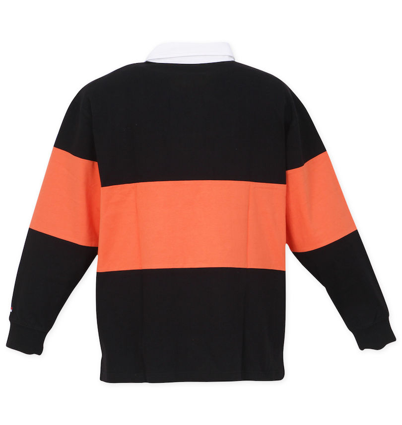 大きいサイズ メンズ H by FIGER (エイチバイフィガー) 切替長袖ラガーシャツ
                        バックスタイル