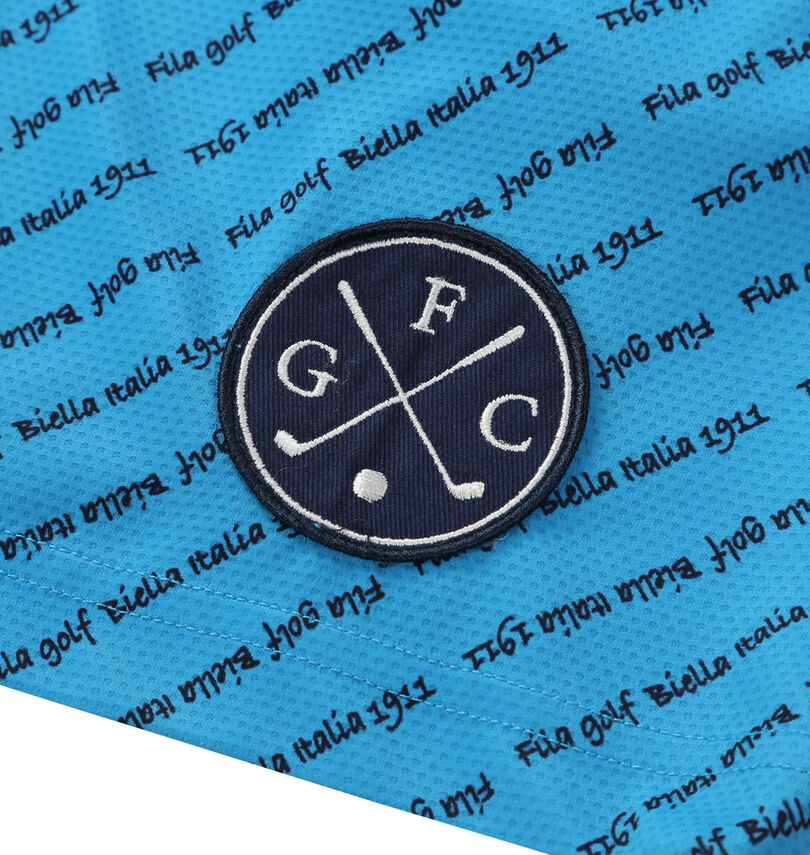 大きいサイズ メンズ FILA GOLF (フィラゴルフ) ECOディンブルメッシュロゴプリント半袖シャツ
                        ワッペン