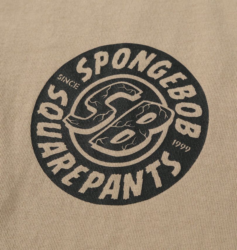 大きいサイズ メンズ SPONGEBOB (スポンジ・ボブ) 天竺プリント半袖Tシャツ
                        胸プリント
