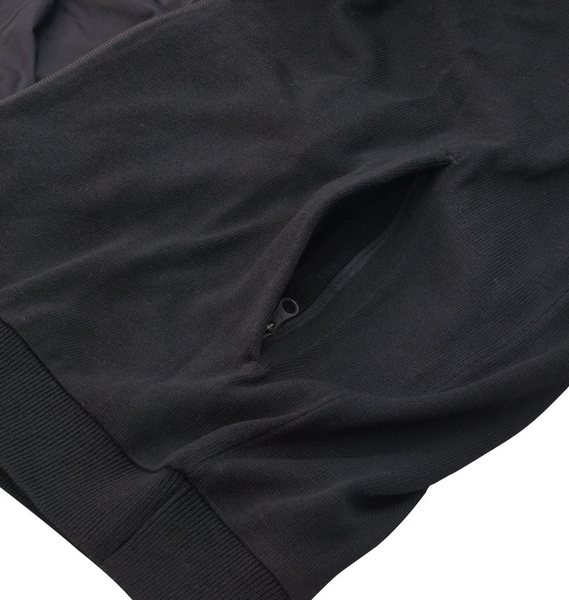 大きいサイズ メンズ adidas golf (アディダスゴルフ) スリーストライプス防風長袖ライニングフルジップセーター サイドポケット