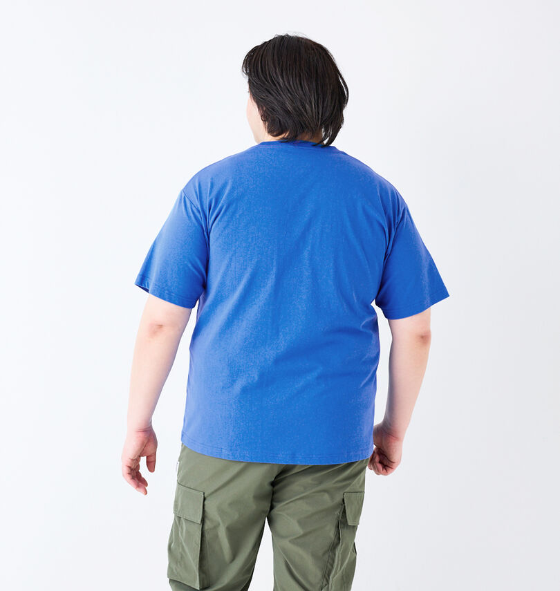 大きいサイズ メンズ b-one-soul (ビーワンソウル) DUCK DUDEエンボス半袖Tシャツ
                        