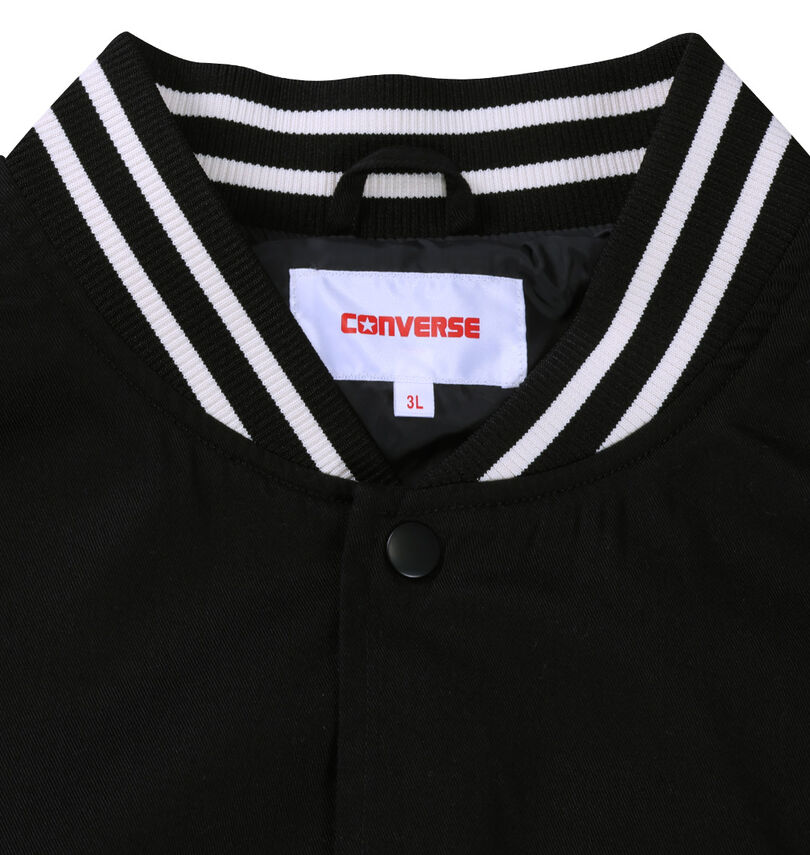 大きいサイズ メンズ CONVERSE (コンバース) 袖配色スタジアムジャケット