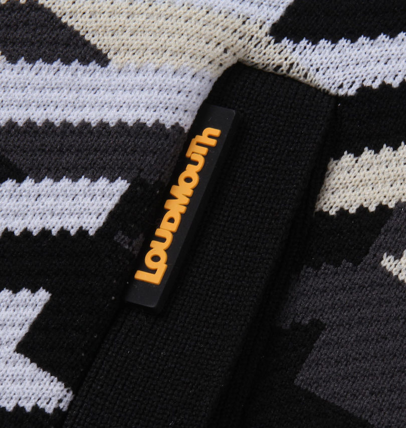 大きいサイズ メンズ LOUDMOUTH (ラウドマウス) 裏蓄熱軽量ニットジャケット
                        ラバーネーム