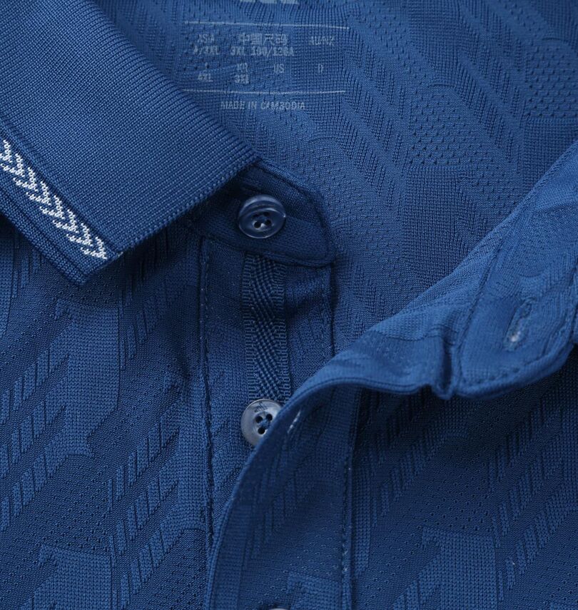 大きいサイズ メンズ adidas golf (アディダスゴルフ) CLIMACOOLシーズナルジャガード半袖シャツ
                        