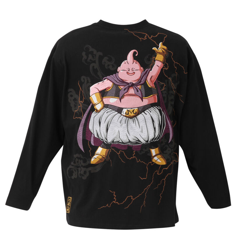 大きいサイズ メンズ 絡繰魂×DRAGONBALL Z (カラクリダマシイ×ドラゴンボールゼット) 魔人復活長袖Tシャツ
                        バックスタイル