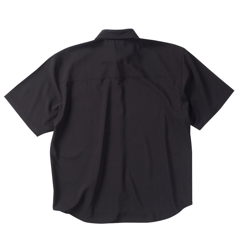 大きいサイズ メンズ KARL KANI (カール カナイ) ツイル半袖シャツ バックスタイル