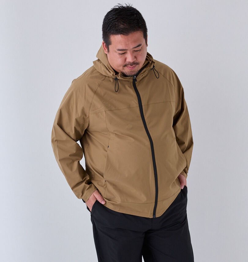 大きいサイズ メンズ TULTEX (タルテックス) 3Dカット4WAYストレッチパーカージャケット
身長:176.5cm/バスト:118cm/着用サイズ:3L