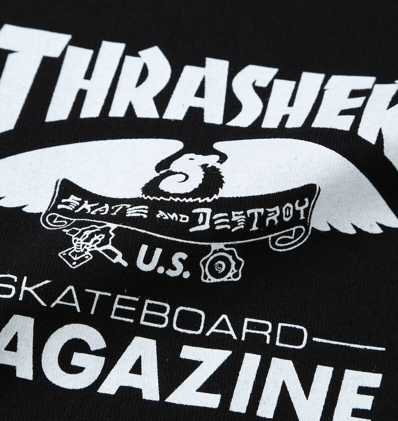 大きいサイズ メンズ THRASHER (スラッシャー) Emblem半袖Tシャツ
プリント