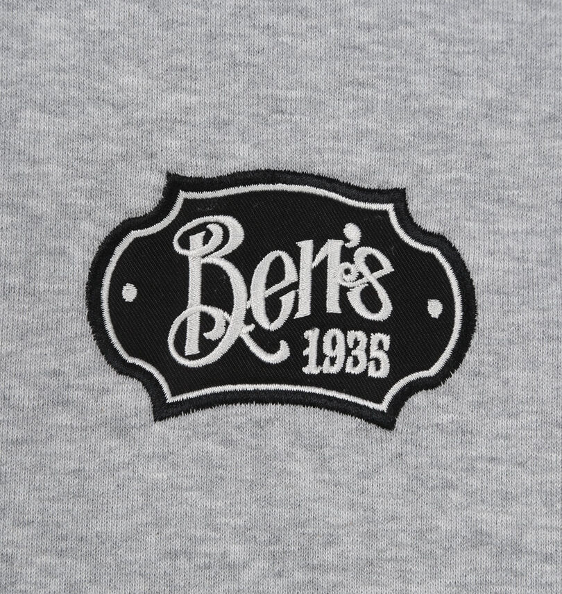 大きいサイズ メンズ BEN DAVIS (ベン デイビス) 裏毛マルチワッペンプルパーカー
                        胸ワッペン