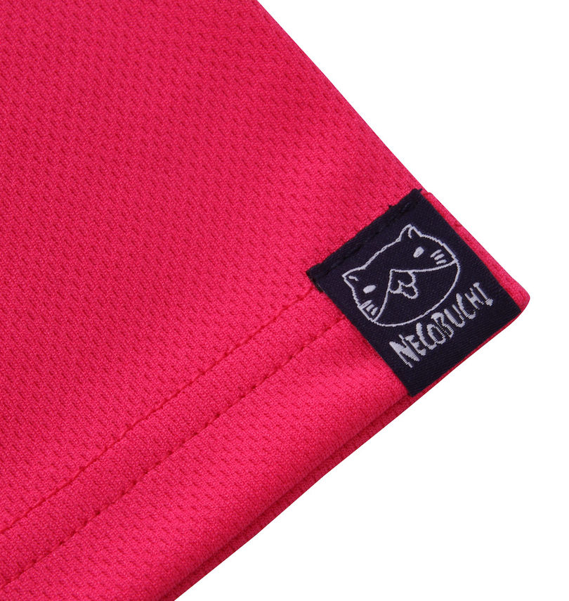 大きいサイズ メンズ NECOBUCHI-SAN (ネコブチサン) ポケット付DRYハニカムメッシュ半袖Tシャツ 袖のピスネーム