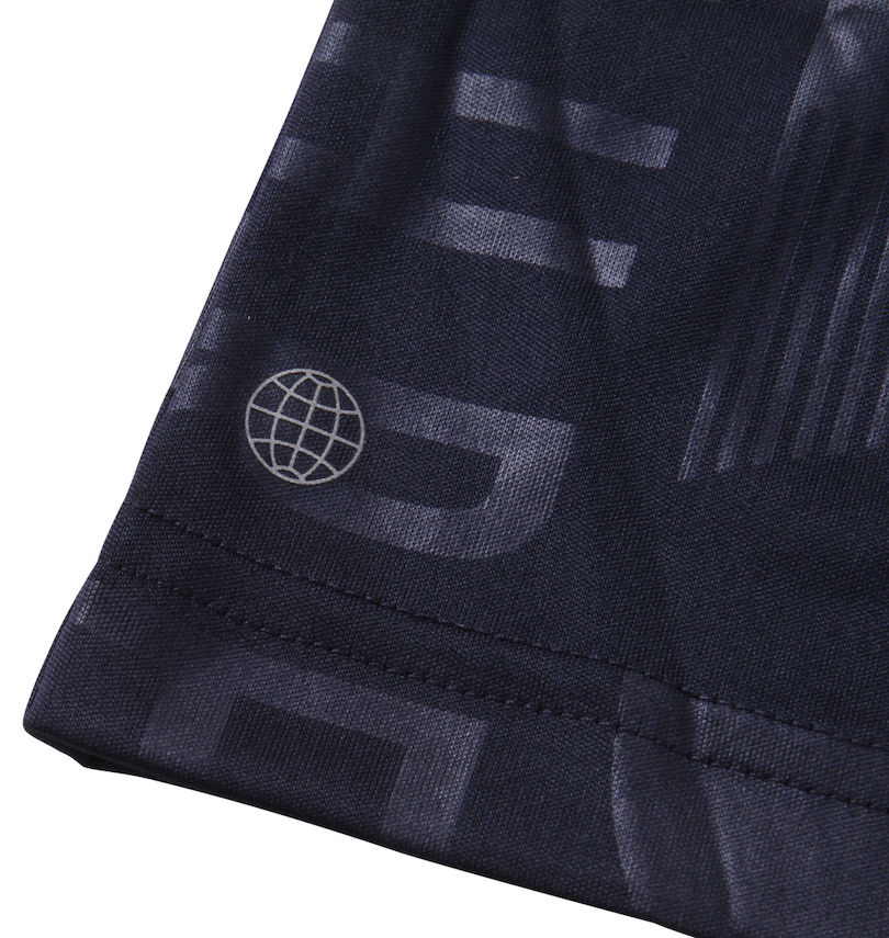 大きいサイズ メンズ adidas golf (アディダスゴルフ) エンボスプリント半袖B.Dシャツ 裾再帰反射プリント