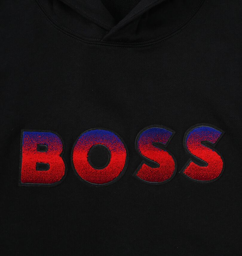 大きいサイズ メンズ BOSS (ボス) プルパーカー
                        ワッペン
