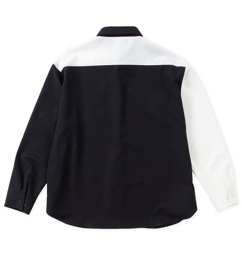 大きいサイズ メンズ PSYCHO NATION (サイコネーション) ネクタイ・チェーン付長袖シャツ
バックスタイル