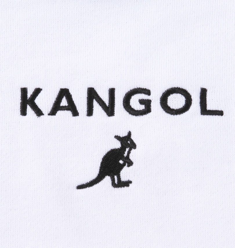 大きいサイズ メンズ KANGOL (カンゴール) 裏毛ハーフジップトレーナー 刺繍