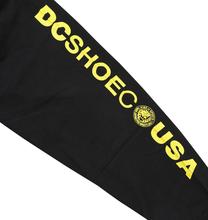 大きいサイズ メンズ DCSHOES×新日本プロレス (ディーシーシューズ×シンニホンプロレス) NJPW 長袖Tシャツ
                        袖プリント