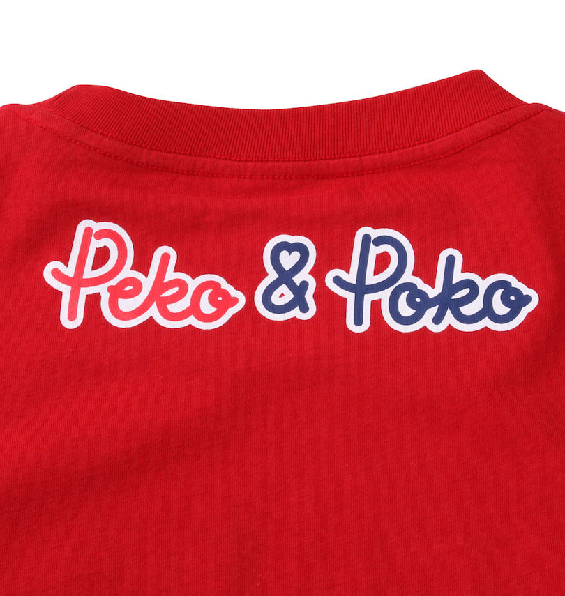 大きいサイズ メンズ PeKo&PoKo (ペコ アンド ポコ) プリント半袖Tシャツ バックプリント