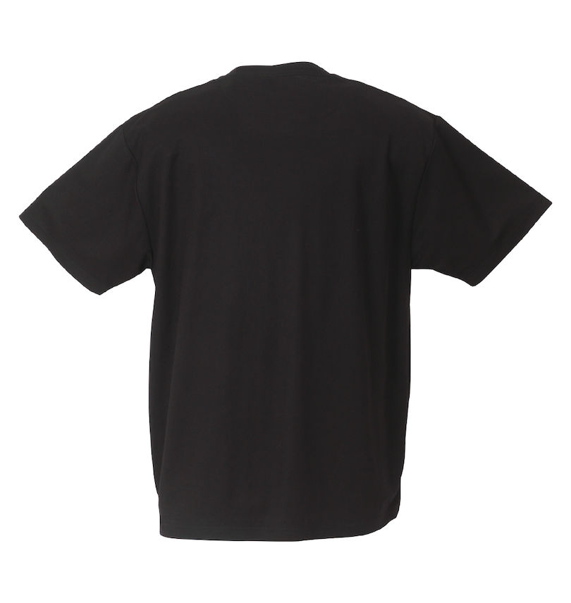 大きいサイズ メンズ 楽スマ (ラクスマ) 接触冷感樽型半袖Tシャツ バックスタイル