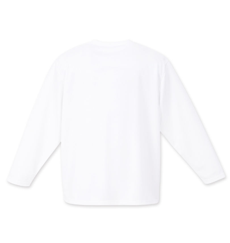 大きいサイズ メンズ Re:luxi (リラクシー) ビッグロゴ長袖Tシャツ バックスタイル