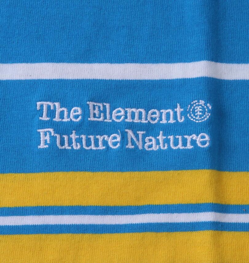 大きいサイズ メンズ ELEMENT (エレメント) 半袖Tシャツ
                        左胸の刺繍