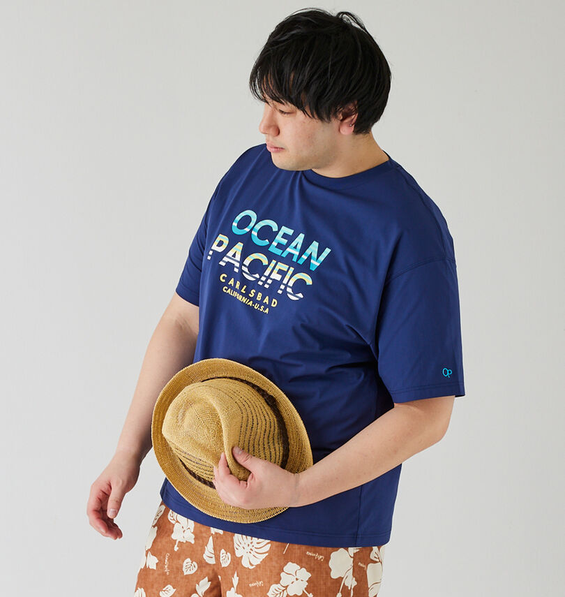 大きいサイズ メンズ OCEAN PACIFIC (オーシャンパシフィック) PEARTEX UV半袖Tシャツ