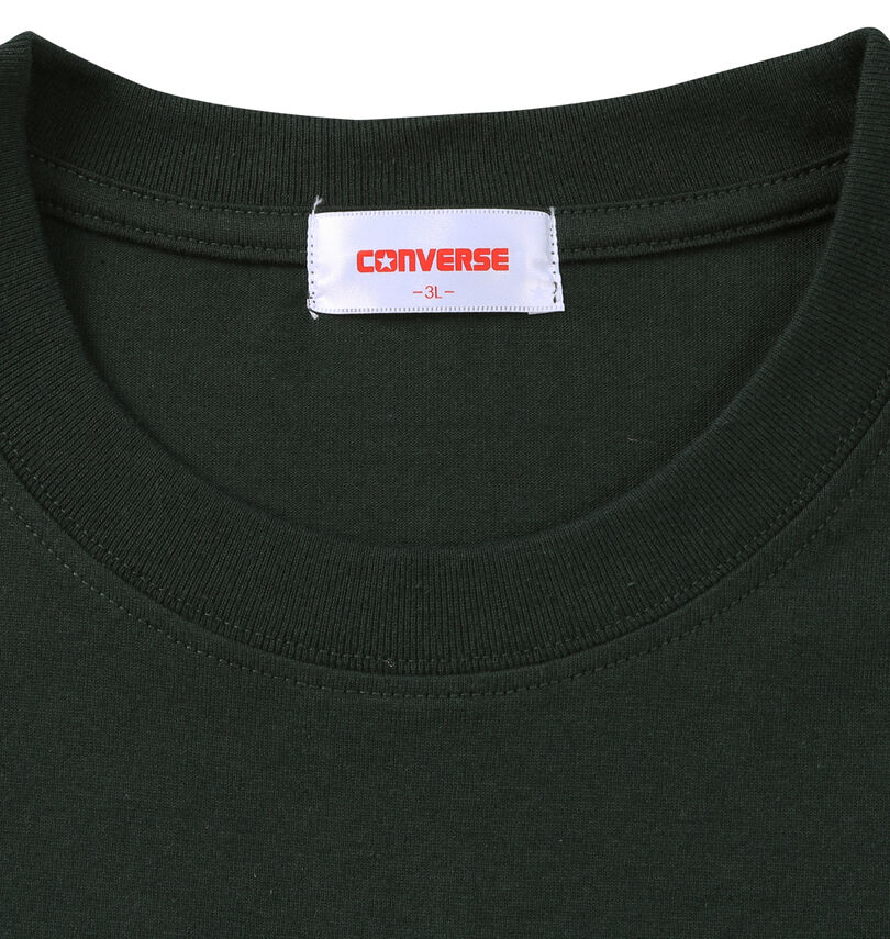 大きいサイズ メンズ CONVERSE (コンバース) 五分袖フットボールTシャツ
                        