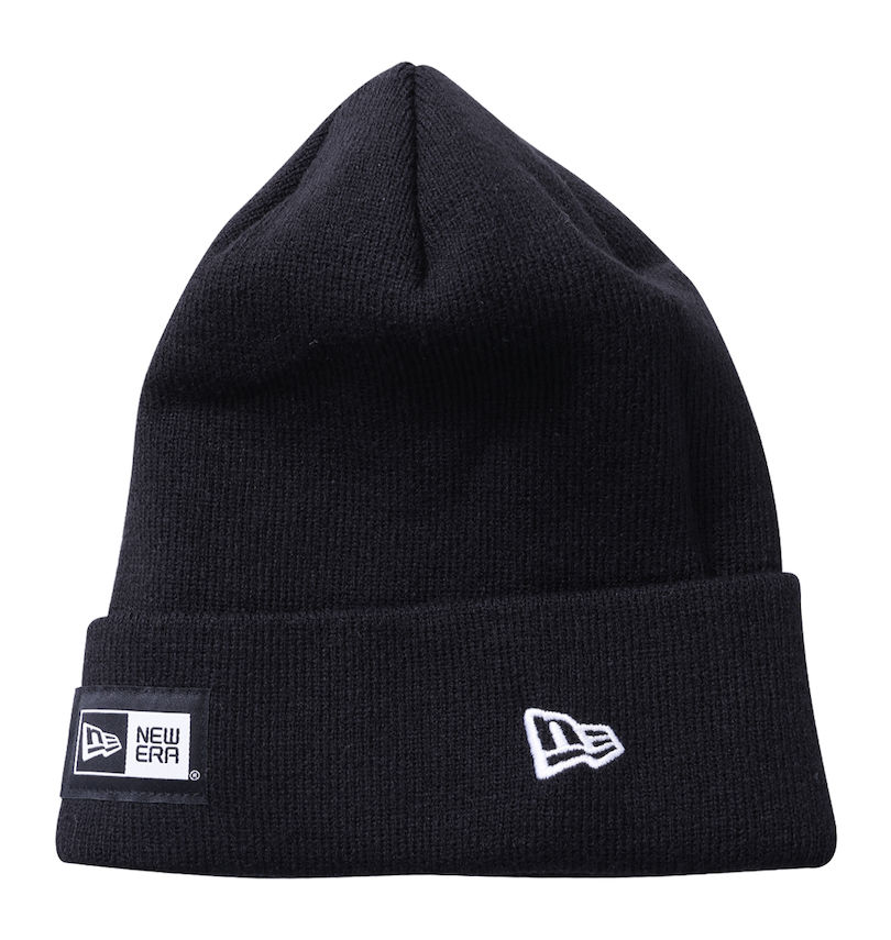 大きいサイズ メンズ NEW ERA (ニューエラ) BASIC CUFF KNIT BOX LOGO WPATCHキャップ